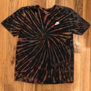 Black Tie Dye Nike T-Shirt